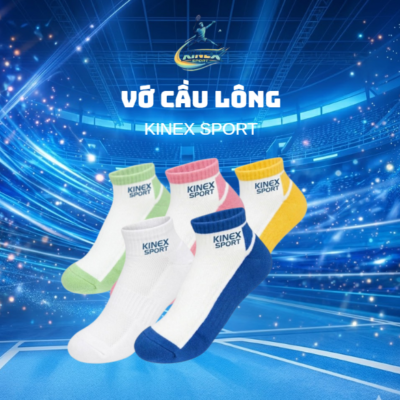 Vớ cầu lông KINEX SPORT – Chính hãng, thoáng khí, bền đẹp
